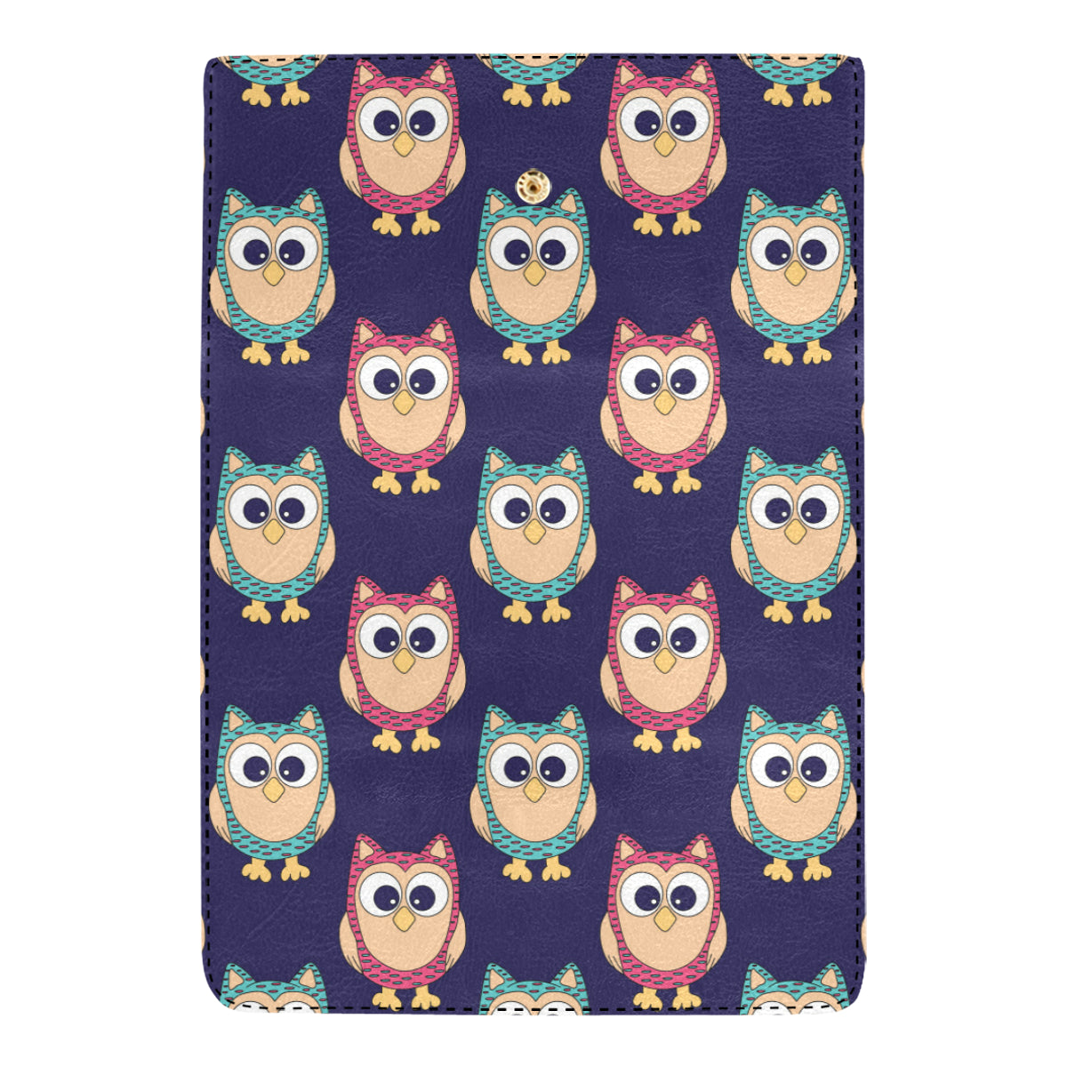 Owl Pattern Print Design A06 Women's Trifold Wallet