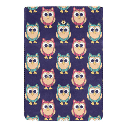 Owl Pattern Print Design A06 Women's Trifold Wallet
