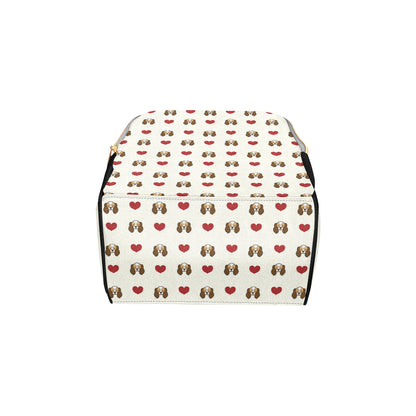 Cavalier King Charles Spaniels Pattern Print Design 01 Diaper Bag Backpack
