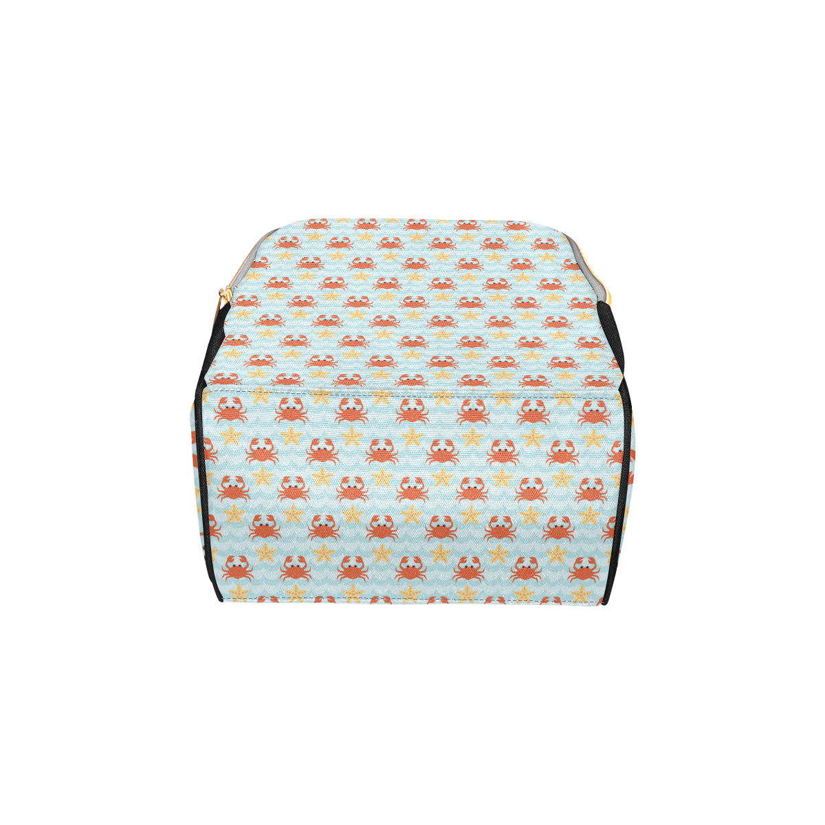 Crab Pattern Print Design 03 Diaper Bag Backpack
