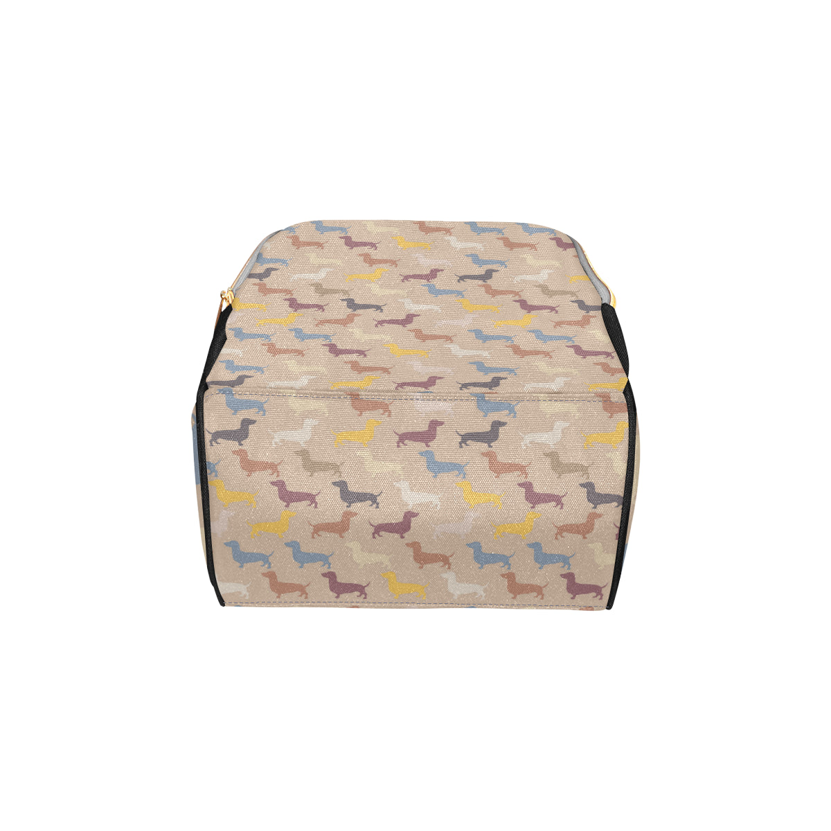 Dachshund Pattern Print Design 03 Diaper Bag Backpack