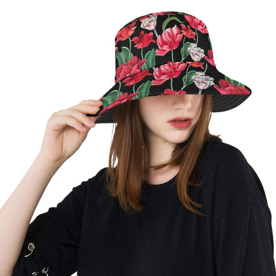 Tulip Pattern Print Design TP08 Unisex Bucket Hat