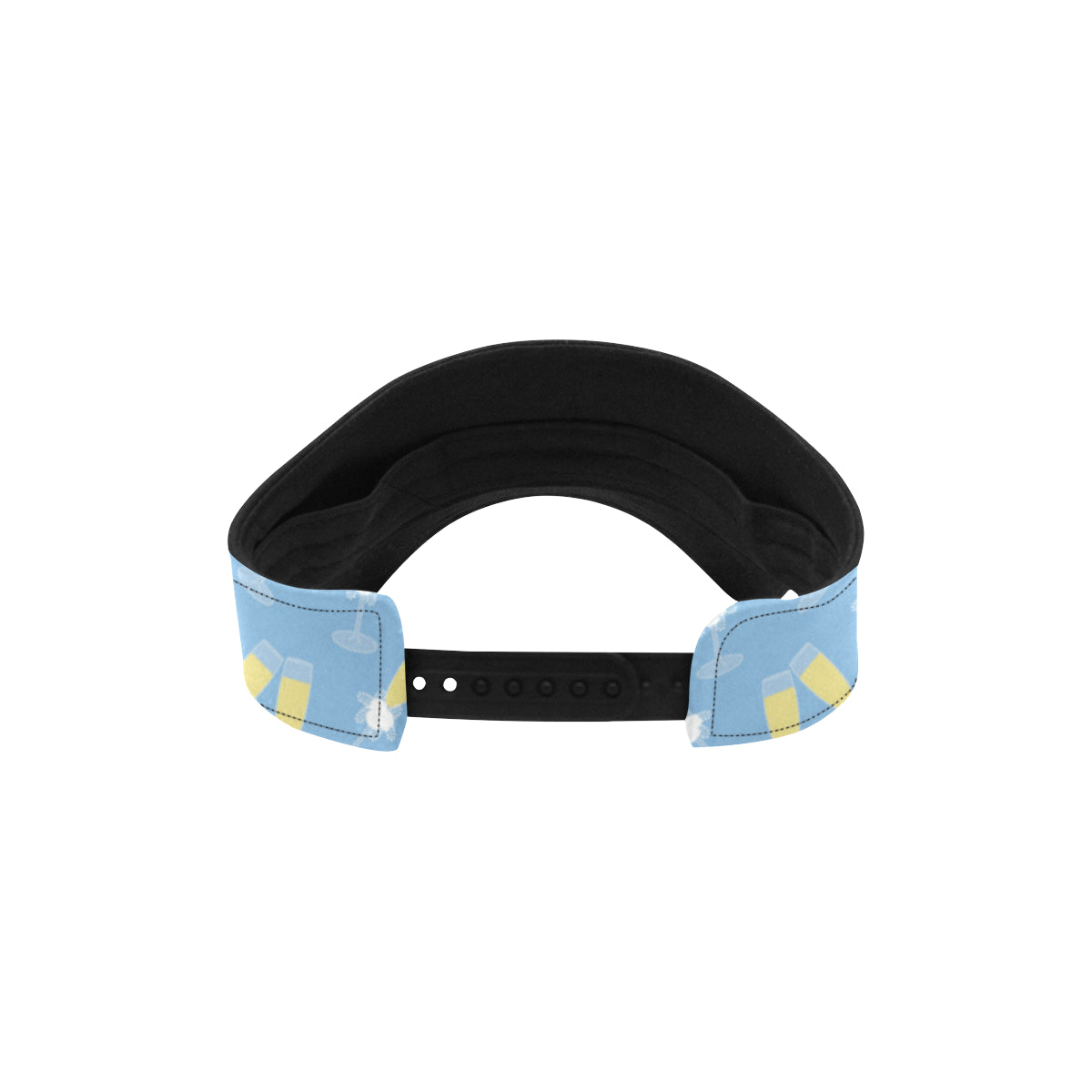 Champagne Pattern Print Design 06 Unisex Sun Visor