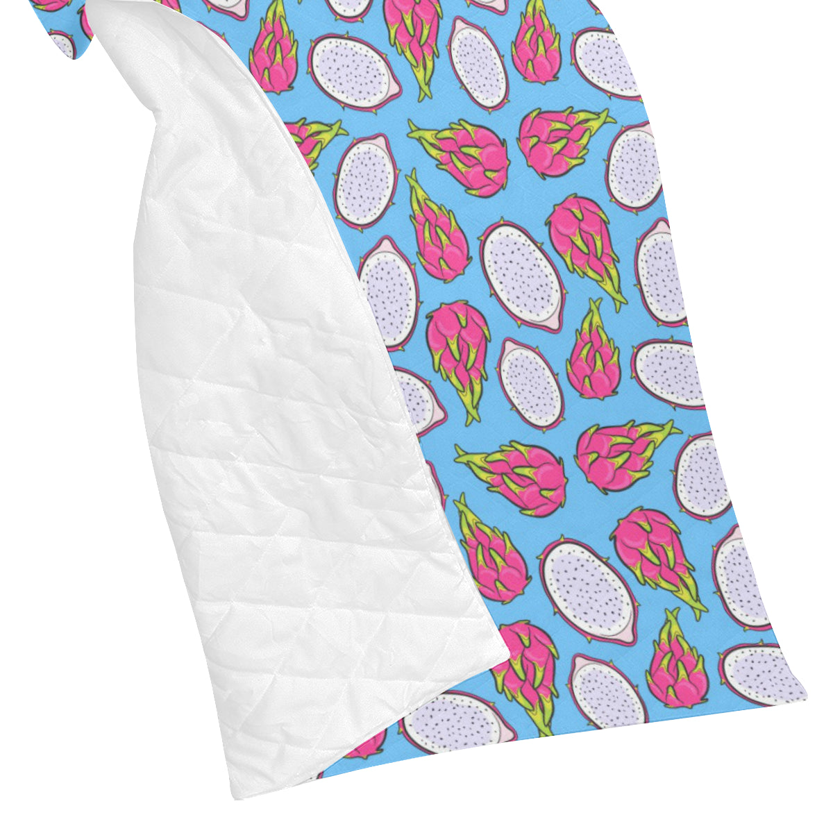 Dragonfruit Pattern Print Design DF04 Premium Quilt