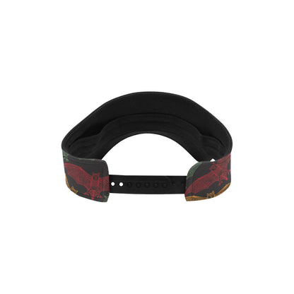 Bat Tribal Pattern Print Design 03 Unisex Sun Visor