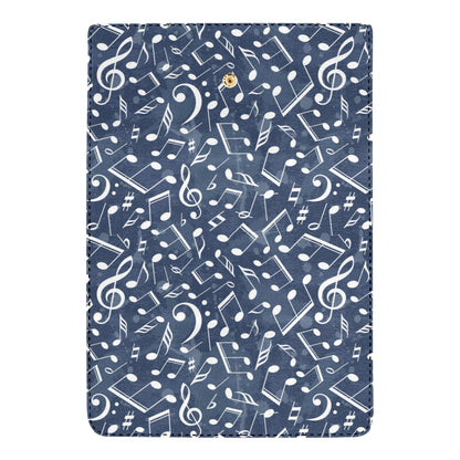 Music note Pattern Print Design A02 Women's Trifold Wallet