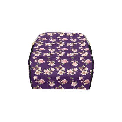Magnolia Pattern Print Design MAG02 Diaper Bag Backpack