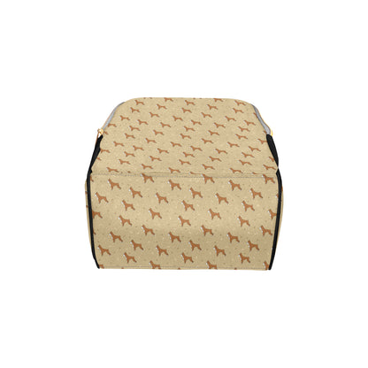 Boxers Pattern Print Design 02 Diaper Bag Backpack