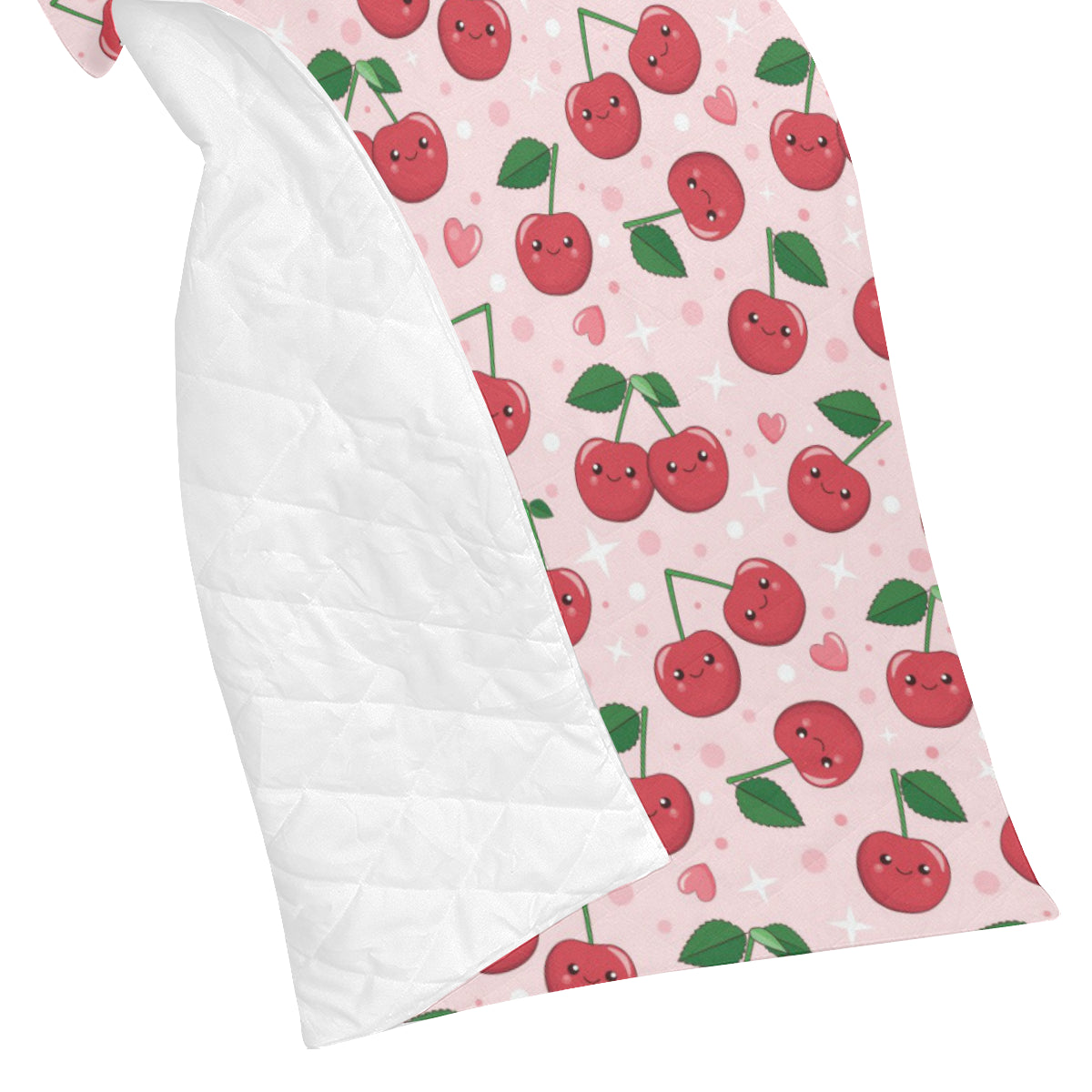 Cherry Pattern Print Design CH02 Premium Quilt