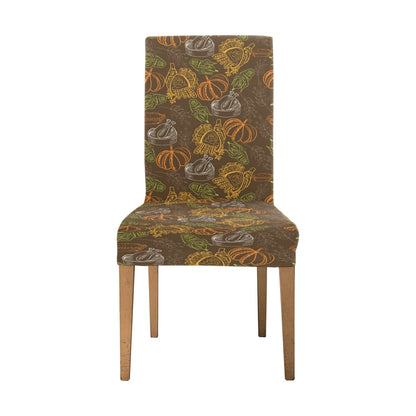 Thanksgiving Print Design LKS301 Dining Chair Slipcover