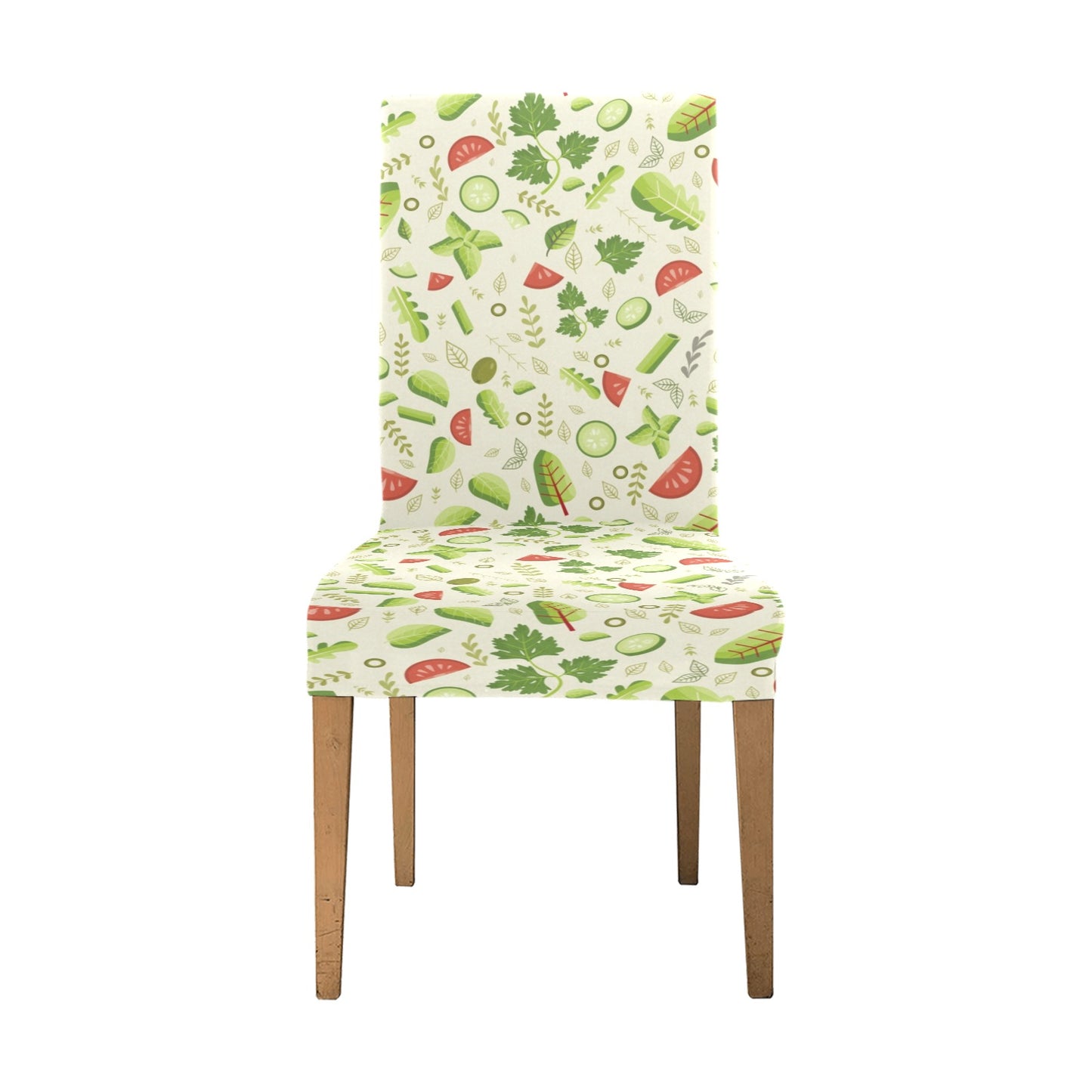 Salad Vegetable Print Design LKS302 Dining Chair Slipcover