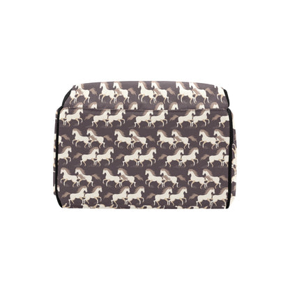Horse Print Design LKS304 Diaper Bag Backpack