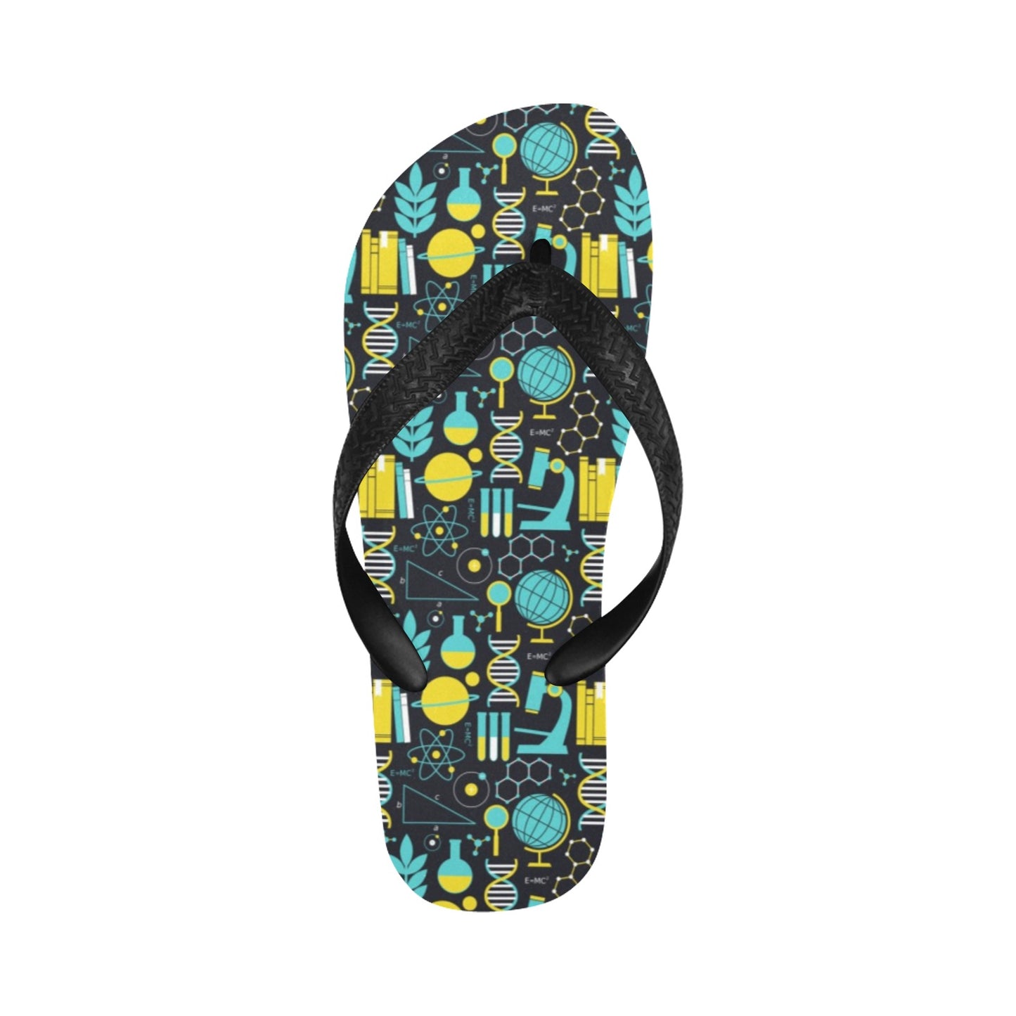 Science Print Design LKS301 Flip Flops