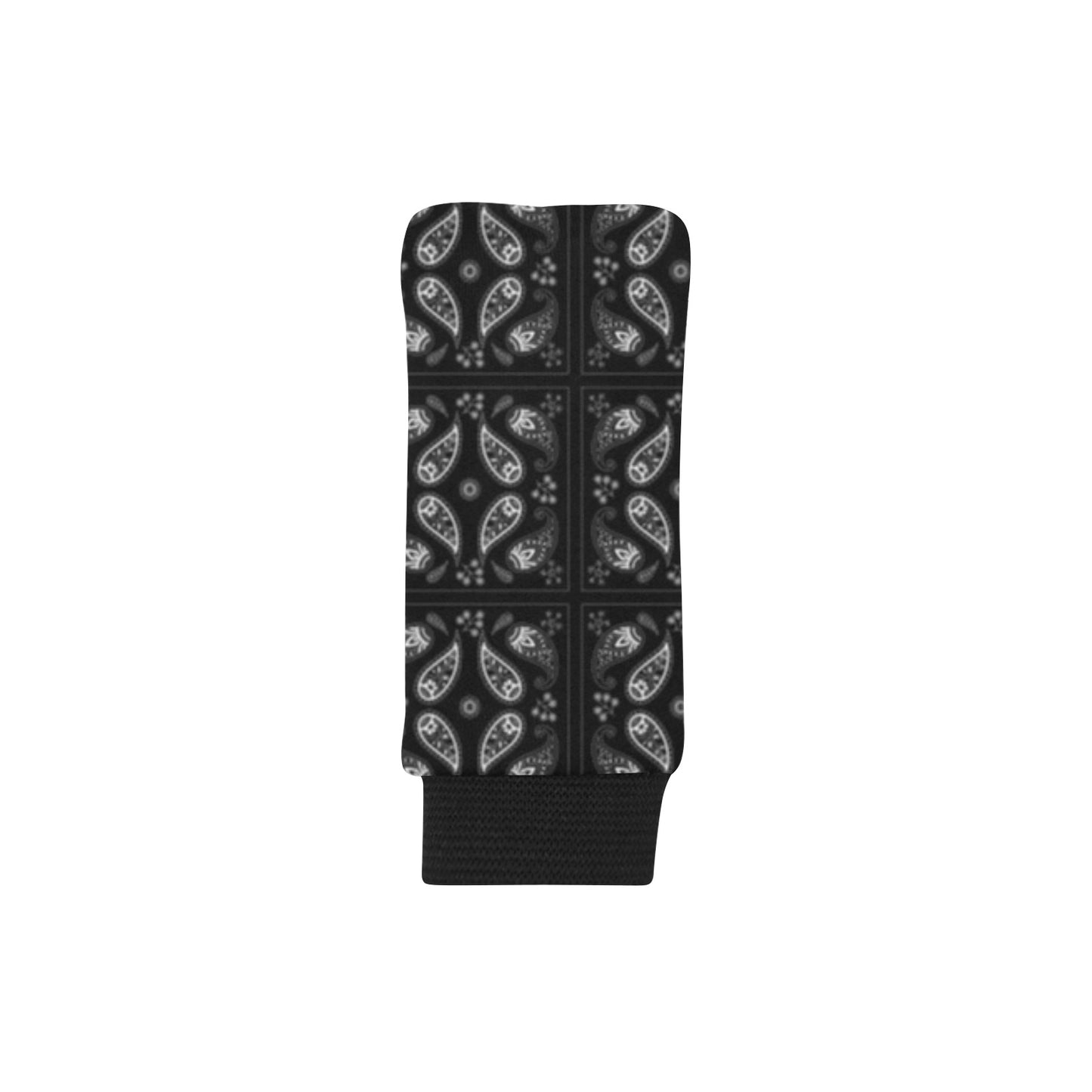 Bandana Paisley Black Print Design LKS308 Car Shift Knob and Hand Brake Covers