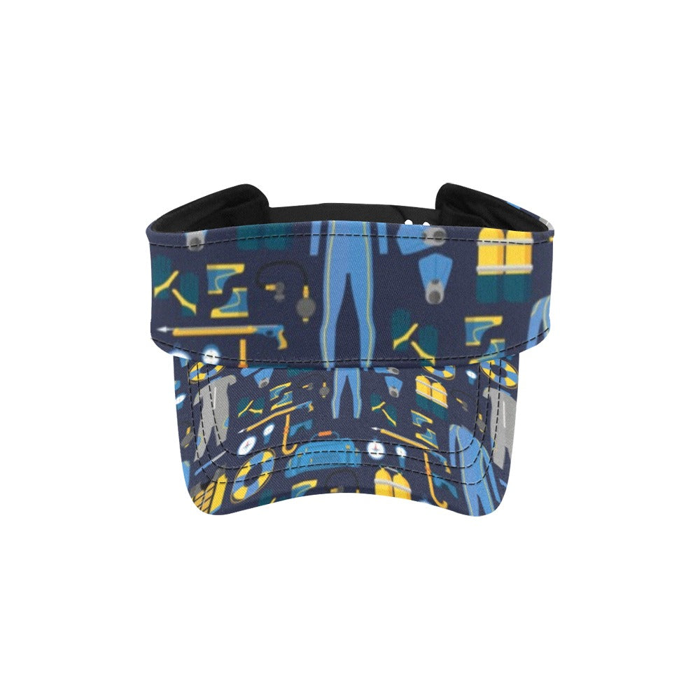 Scuba Equipment Print Design LKS305 Unisex Sun Visor