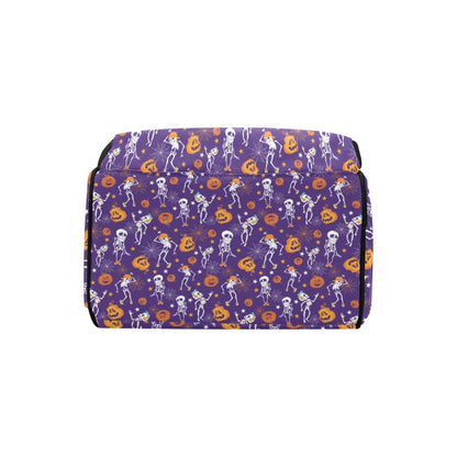 Skeleton Halloween Dance Print Design LKS304 Diaper Bag Backpack