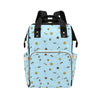 Honey Bee Print Design LKS307 Diaper Bag Backpack