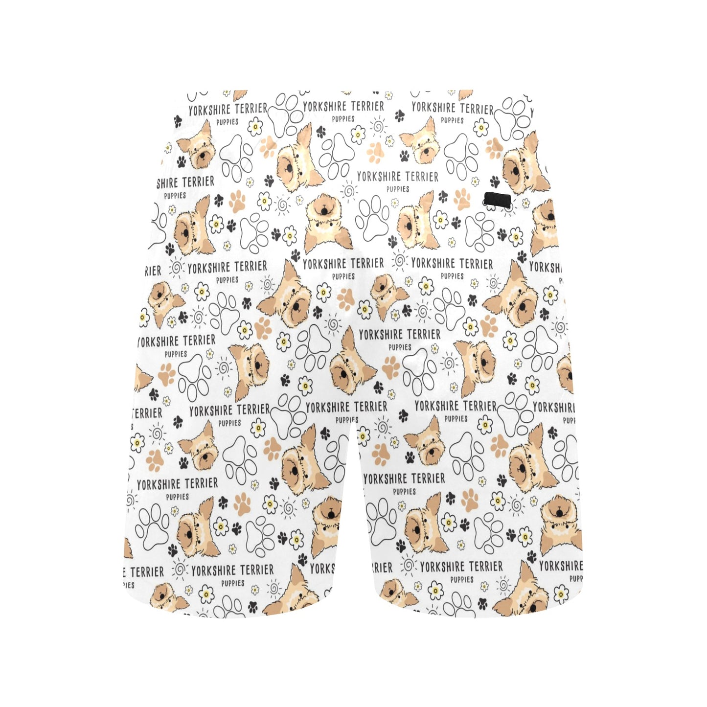 Yorkshire Terriers Print Design LKS308 Men's Swim Trunks Beach Shorts