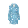 Skydiver Print Design LKS303 Women's Fleece Robe