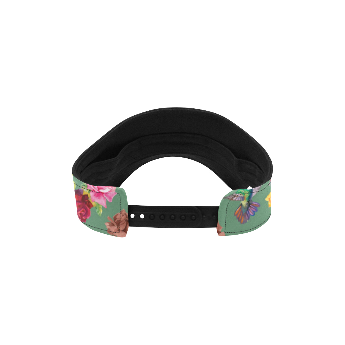 Hummingbird with Rose Themed Print Unisex Sun Visor