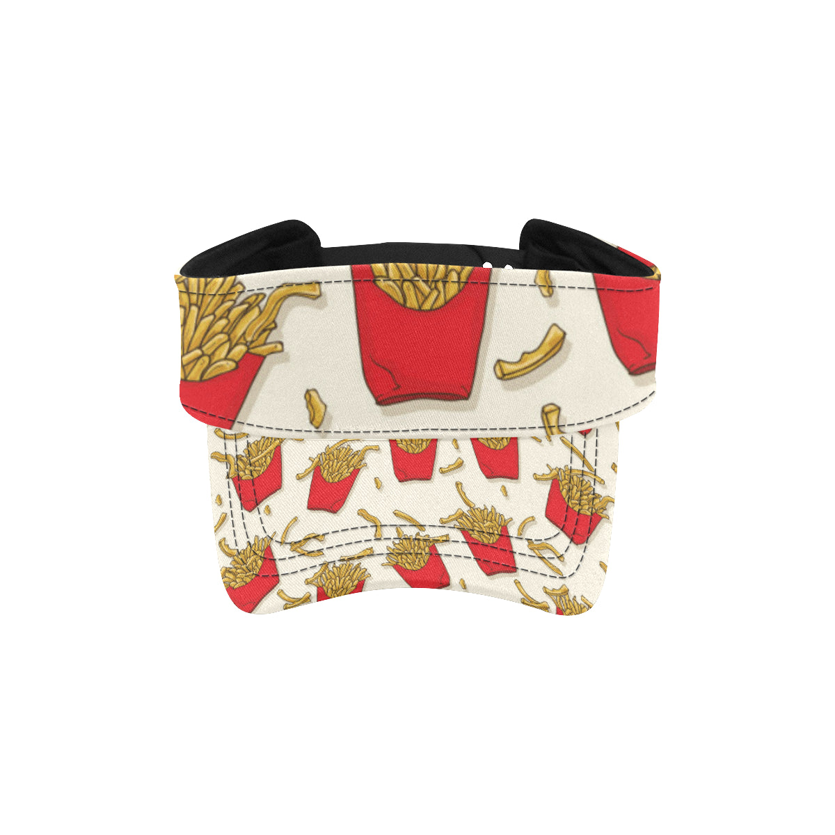 French Fried Pattern Print Design 01 Unisex Sun Visor
