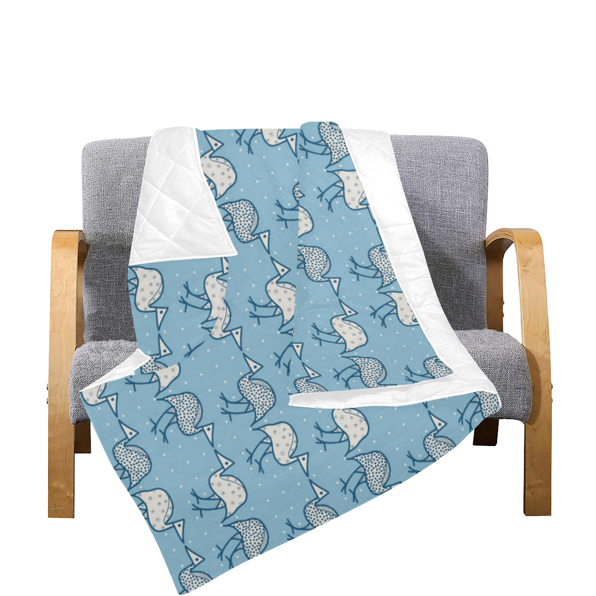 Emu Pattern Print Design 01 Premium Quilt