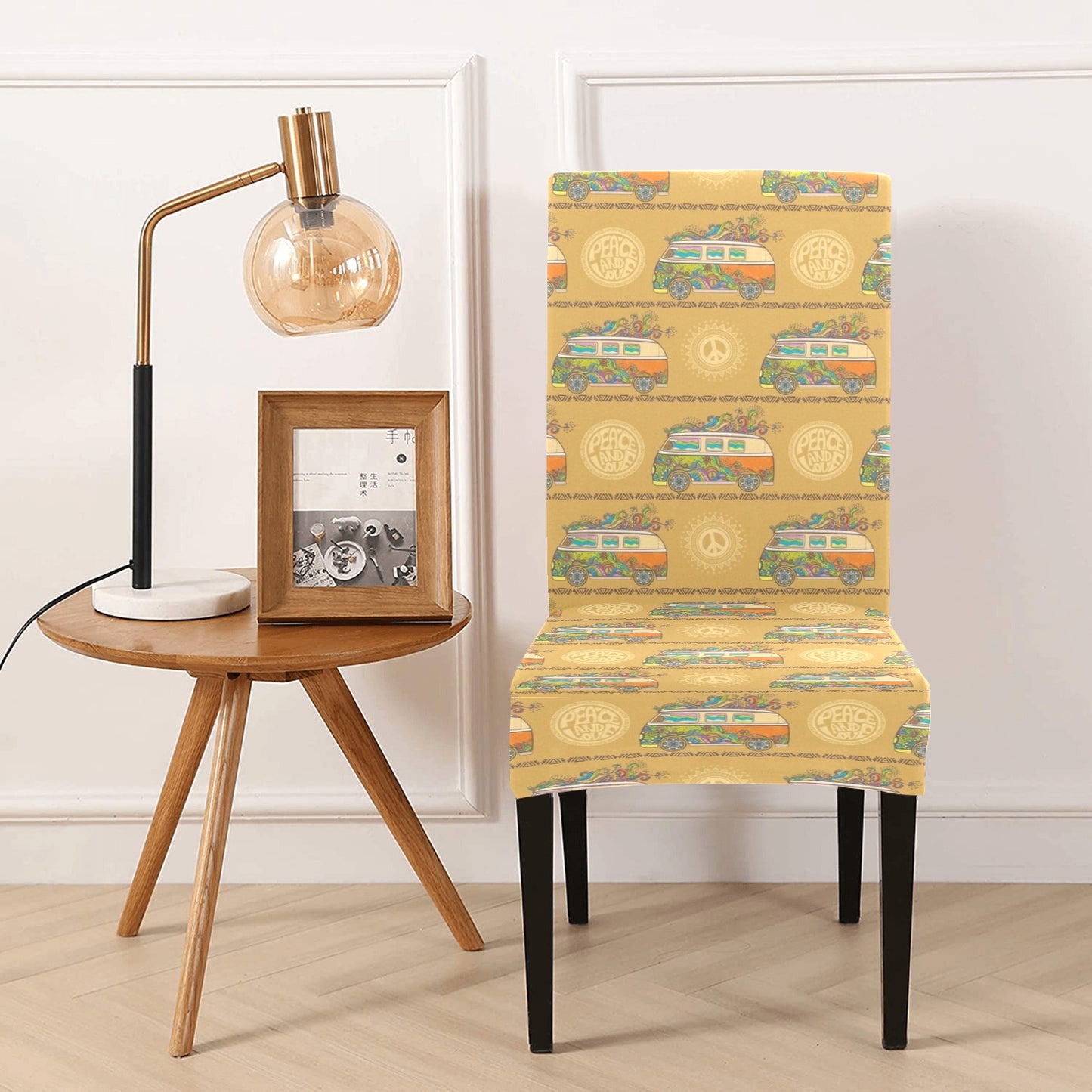 Hippie Van Print Design LKS304 Dining Chair Slipcover