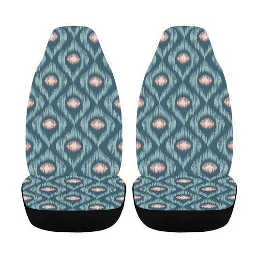 Ikat Print Design LKS402 Car Seat Covers