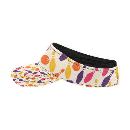 Bowling Pattern Print Design 06 Unisex Sun Visor