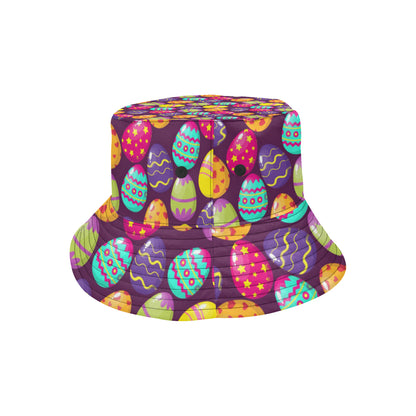 Easter Eggs Pattern Print Design RB04 Unisex Bucket Hat