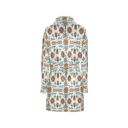 Suzani Print Design LKS301 Women's Fleece Robe