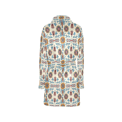 Suzani Print Design LKS301 Women's Fleece Robe