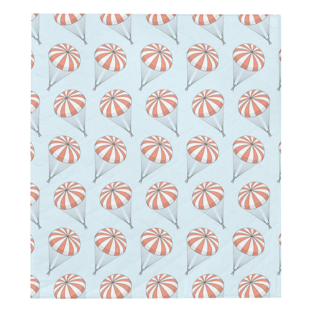 Skydiving Pattern Print Design 01 Premium Quilt
