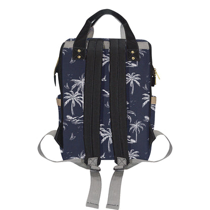 Pacific island Pattern Print Design A02 Diaper Bag Backpack
