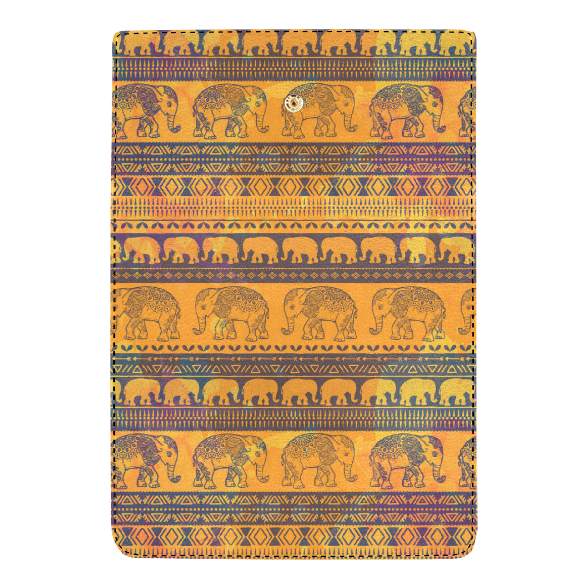 Elephant Aztec Women's Trifold Wallet