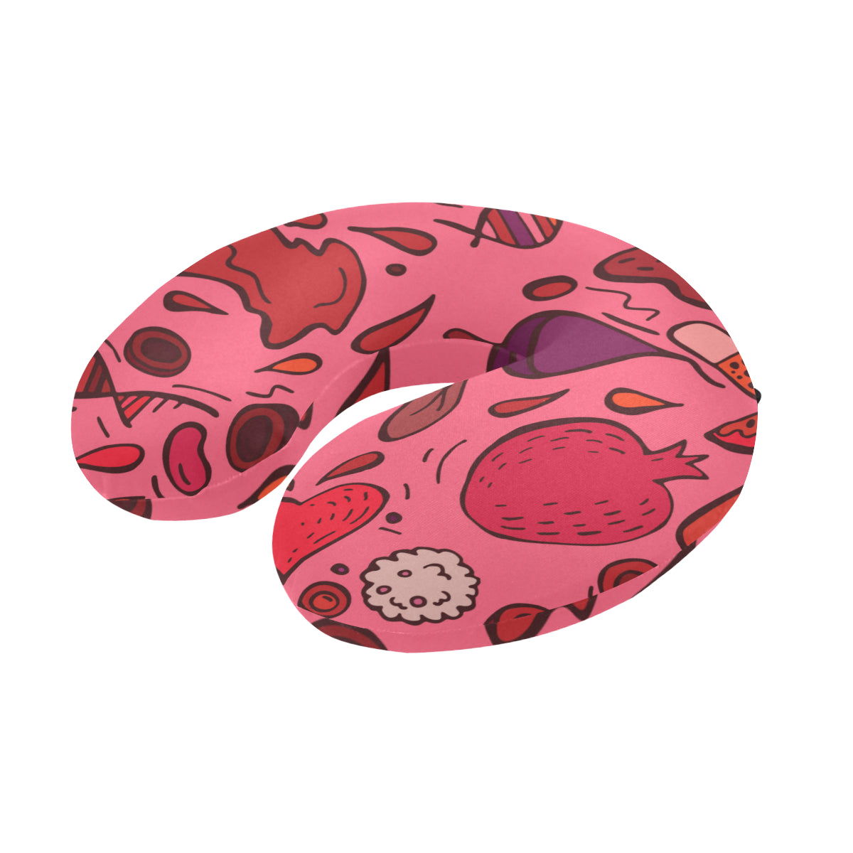 Phlebotomist Pattern Print Design A01 U-Shaped Travel Neck Pillow
