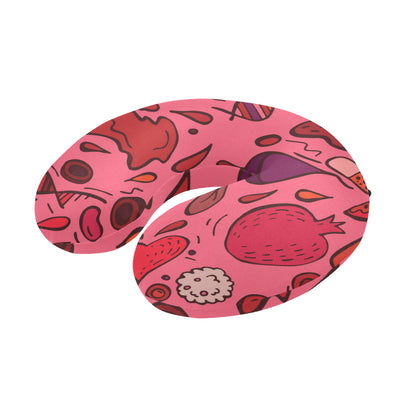 Phlebotomist Pattern Print Design A01 U-Shaped Travel Neck Pillow