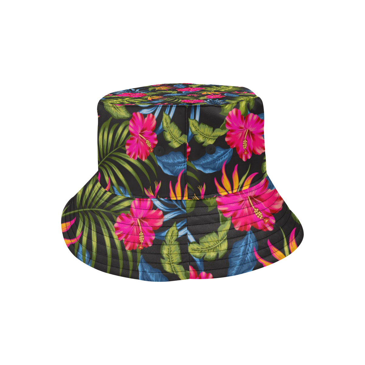 Bird Of Paradise Pattern Print Design BOP014 Unisex Bucket Hat