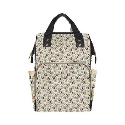 Rooster Print Design Diaper Bag Backpack