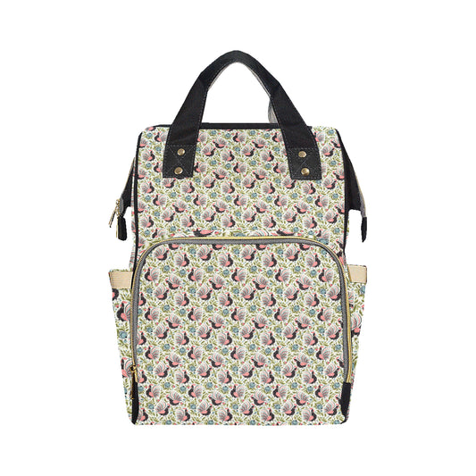 Rooster Print Design Diaper Bag Backpack