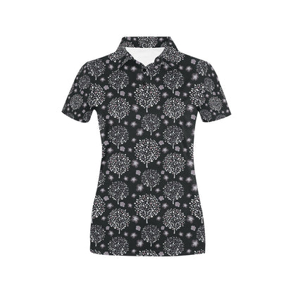 Tree Of Life Print Design LKS304 Women's Polo Shirt