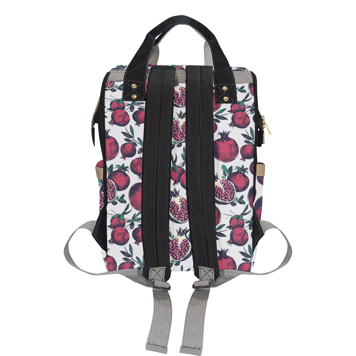Pomegranate Pattern Print Design PG01 Diaper Bag Backpack