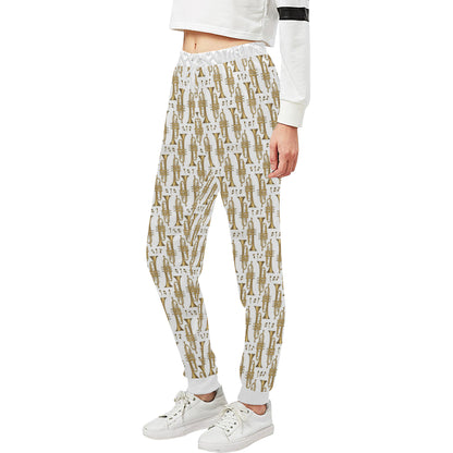 Trumpet with Music Note Print Unisex Sweatpants