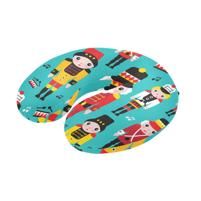 Nutcracker Pattern Print Design A03 U-Shaped Travel Neck Pillow
