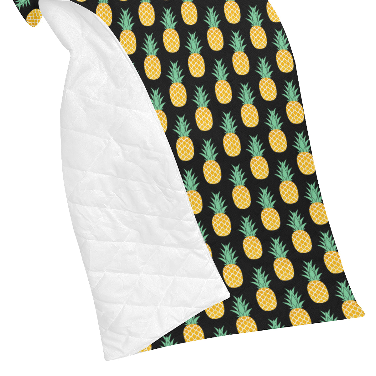Pineapple Pattern Print Design A03 Premium Quilt