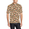 Hedgehog Print Design LKS403 Men Polo Shirt