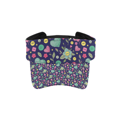 Crochet Pattern Print Design 02 Unisex Sun Visor