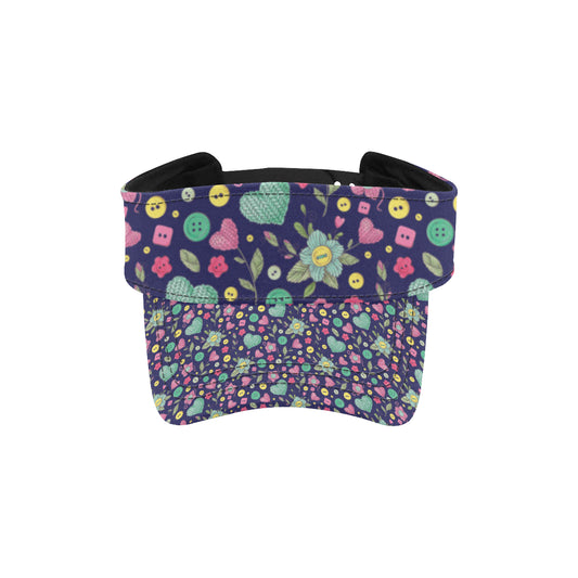 Crochet Pattern Print Design 02 Unisex Sun Visor
