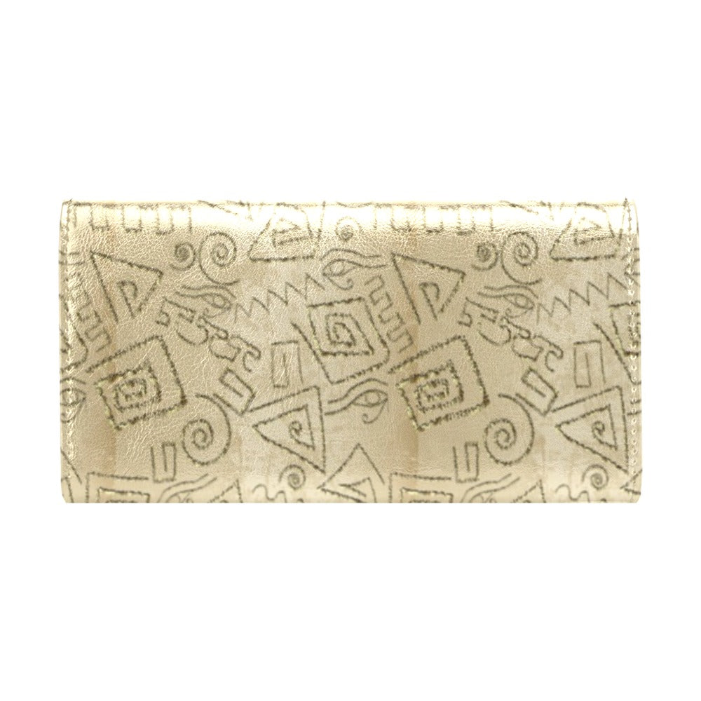 Ancient Greek Print Design LKS3013 Women's Trifold Wallet