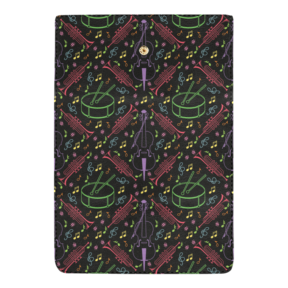 Cello Neon Pattern Print Design 02 Women's Trifold Wallet